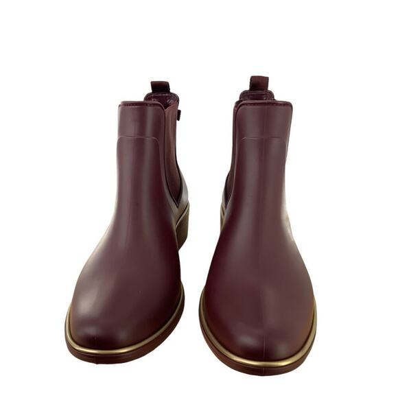 Kate Spade Rubber Rain Boots Women's Size 10 Water Proof Chelsea Ankle Bootie - Picture 6 of 11